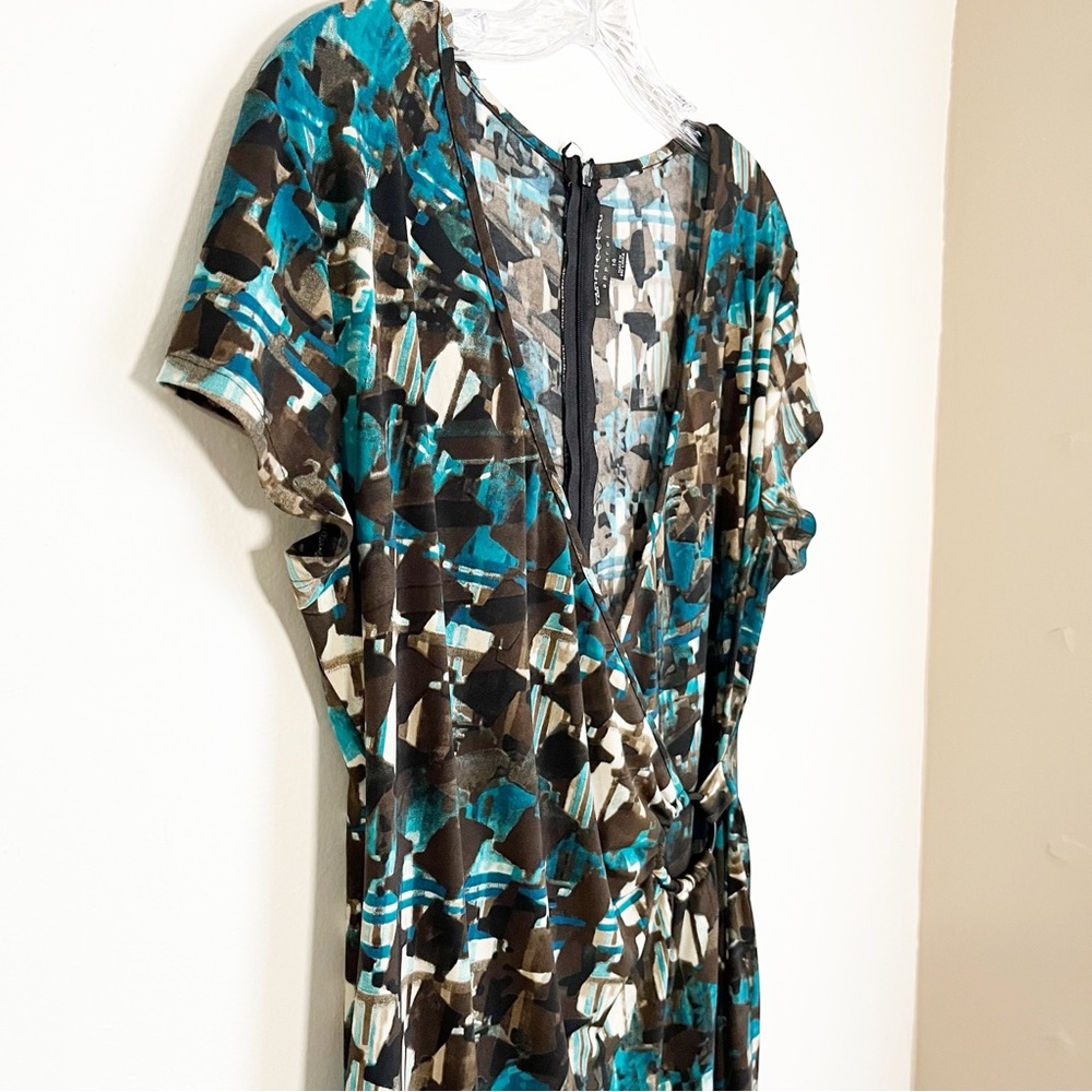 Connected Apparel Multicolor Patterned Cross Fron… - image 2